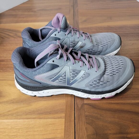 New Balance Women's Sz 11 840 v4 Grey Blue Purple W840GO4 Running Sneakers Shoes - Picture 1 of 10